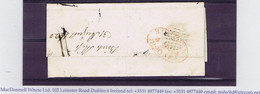 Ireland Dublin Penny Post 1820 Small Letter "Fairview" To Arran Quay With Hs "1" And Oval 3 O'CLOCK AFN 4SE4 1820 - Prefilatelia