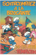 Carte Postale PEYO Brocante Temploux 1991 (Les Schtroumpfs - Cartoline Postali