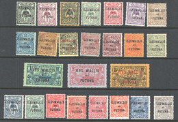 WALLIS-ET-FUTUNA YV 1-17, 18-25 * - Unused Stamps