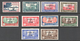 WALLIS-ET-FUTUNA Yv   77-86 * - Unused Stamps