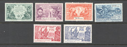 WALLIS-ET-FUTUNA   Exposition Coloniale Et Exposition De New York  Yv 66-71 * - Unused Stamps