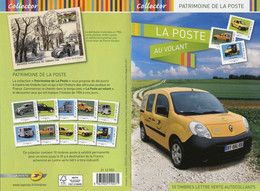 COLLECTOR** De 2012 "LA POSTE AU VOLANT - Feuillet De 10 Timbres Adhésifs IDtimbre Lettre Prio. 20 G " (sous Blister) - Collectors