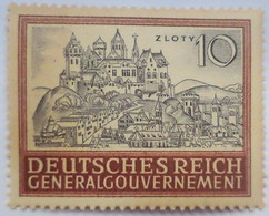 Poland, German Occupation In WWII 1943 Krakau, City And Castle [MNH] - Other & Unclassified