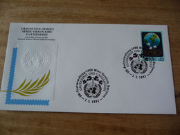 (7) UNITED NATIONS -ONU - NAZIONI UNITE - NATIONS UNIES * FDC 1993 *  DEFINITIVE SERIES ORDINAIRE DAUERSERIE. - Lettres & Documents