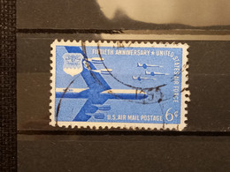 FRANCOBOLLI STAMPS U.S.A. UNITED STATES STATI UNITI 1957 USED AIRMAIL AIR MAIL AERIENNE AIR FORCE  OBLITERE' - 2a. 1941-1960 Used