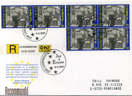 Z25-7 Luxembourg  Recommandé N° 1457 En Parfait état . A Saisir !!! - Lettres & Documents