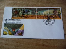 (7) UNITED NATIONS -ONU - NAZIONI UNITE - NATIONS UNIES * FDC 1993 * Environment Climate - Covers & Documents