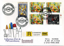 Z25-8 Luxembourg  Recommandé N° 1449 à 1461   En Parfait état . A Saisir !!! - Covers & Documents