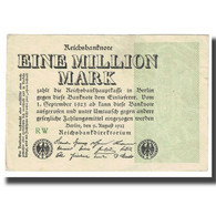 Billet, Allemagne, 1 Million Mark, 1923, 1923-08-09, KM:102a, SUP - 1 Mio. Mark