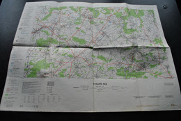 Carte 52 THUIN Institut Geographique Militaire Topographique Walcourt Thuillies Beaumont Ham Sur Heure Silenrieux Gozée - Carte Topografiche