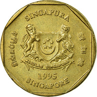 Monnaie, Singapour, Dollar, 1995, Singapore Mint, TTB, Aluminum-Bronze, KM:103 - Singapour