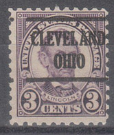 USA Precancel Vorausentwertungen Preo Locals Ohio, Cleveland 584-225, Better Stamp - Voorafgestempeld