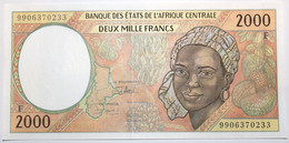 Centrafrique - 2000 Francs - 1999 - PICK 303Ff - NEUF - Central African States