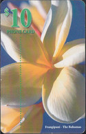 Bahamas - 25B Chip Card 10$ - Flower - Frangipani -  1-00532577 - Bahamas