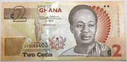 Ghana - 2 Cedis - 2017 - PICK 37 Ae - NEUF - Ghana