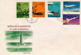 Cuba, Kuba 1966 FDC Triunfo Revolucion - North  America