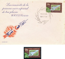 Cuba, Kuba 1964 FDC + Stamp VOSJOD - Amérique Du Nord
