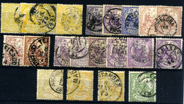 España Nº 143/45, 147/50 Usados. Año 1874 - Used Stamps