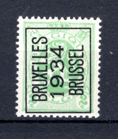 PRE270A MNH** 1934 - BRUXELLES 1934 BRUSSEL - Typos 1929-37 (Heraldischer Löwe)