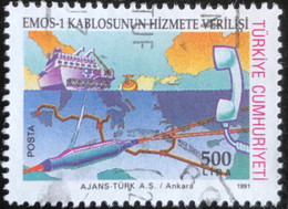 Türkiye Cumhuriyeti - Turkije - C11/21 - (°)used - 1991 - Michel 2924 - Emos  1 - Oblitérés