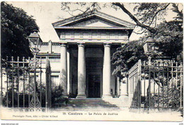 81 - CASTRES - Le Palais De Justice (  Cachet Postal PARIS  R P 8 Distribution ) 1913 - Castres