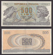 ITALIA 1970 LIRE 500 ARETUSA DECRETO 23/02/1970 - 500 Liras