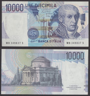 ITALIA 1985 LIRE 10.000 ALESSANDRO VOLTA LETTERA B DECRETO 28/10/1985 - 10000 Lire