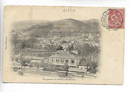 BOURG ARGENTAL Loire Vue Générale Gare Train Edt Bachelard 1904      ....G - Bourg Argental