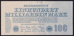 100 Milliarden Mark 26.10.1923 - Reichsbank (DEU-150) - 100 Mrd. Mark