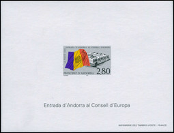 ANDORRE Blocs Spéciaux ** - 466, Entrée D'Andorre Au Conseil De L'Europe (Maury) - Cote: 80 - Autres