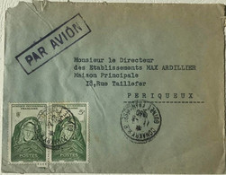 Guinée Française - Conakry R.P. - Lettre Avion Pour Périgueux France - 11 Mai 1950 - Briefe U. Dokumente