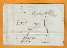 1806 -  Marque Postale 33 AGDE Sur Lettre Pliée Avec Correspondance  Vers FIGEAC, Lot - Règne De Napoléon 1er - 1801-1848: Voorlopers XIX