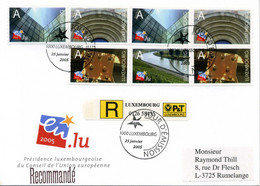 Z25-10 Luxembourg  Recommandé N° 1609 à 1612   En Parfait état . A Saisir !!! - Covers & Documents