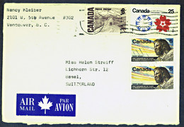 Canada Letter Cover Posted 1970 To Switzerland B220901 - Covers & Documents