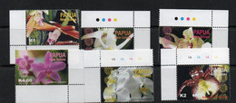 ORCHIDS - PAPUA NEW GUINEA  - 2004 - ORCHIDS SET OF 6  MINT NEVER HINGED, SG CAT £11.25 - Orchidee