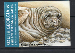 SOUTH GEORGIA  -  COMPLETE BKLT OF 8 SEALS SELF ADHESIVES STAMPS MINT - Géorgie Du Sud