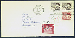Canada Letter Cover Posted 1968 - Taxed Postage Due Switzerland Ordinary Stamps B220901 - Postage Due