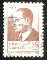 Türkiye Cumhuriyeti - Turkije - 11/23 - (°)used - 1982 - Michel 2594 - Atatürk Kemal - Usados