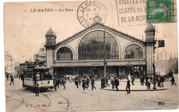 LE HAVRE LA GARE 1923 TBE - Station