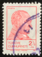 Türkiye Cumhuriyeti - Turkije - 11/23 - (°)used - 1981 - Michel 2583 - Atatürk - Gebraucht