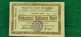 GERMANIA Zweibrücken 100 Milioni  MARK 1923 - Alla Rinfusa - Banconote