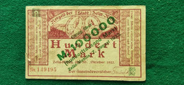 GERMANIA Zella 100000  MARK 1923 - Lots & Kiloware - Banknotes