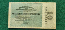 GERMANIA Zwickau 10 Miliardi MARK 1923 - Lots & Kiloware - Banknotes