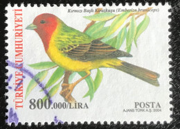 Türkiye Cumhuriyeti - 11/23 - (°)used - 2004 - Michel 3389 - Zangvogels - Oblitérés