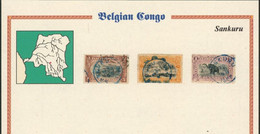 Congo Belge - Page De Collection (Sankuru) : 3 Timbres Oblitérés Dont Un En 1897 - Usados