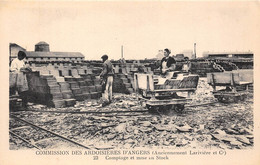 49-ANGERS- COMMISSION DES ARDOISIÈRES D'ANGERS,acen LARIVIERE ET Cie ,  COMPTAGE ET MISE EN STOCK - Angers