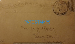191886 CANADA ONTARIO CANCEL YEAR 1893 CIRCULATED TO US POSTAL STATIONERY POSTCARD - Andere & Zonder Classificatie