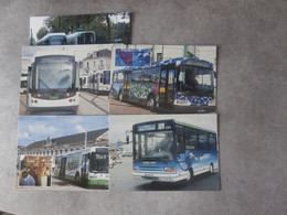 NANTES Société SEMITAN-10 Cartes 71 A 78-89 Bus - Other & Unclassified