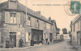 95-AVERNES- ENVIRONS DE MEULAN- RUE DE L'EGLISE - Avernes