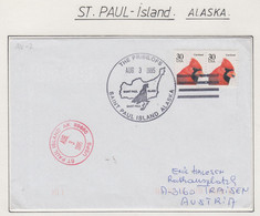 USA Alaska 1995 St. Paul Island Cover The Pribilofs Ca Saint Paul Island AUG 3 1995 (LS194A) - Autres & Non Classés